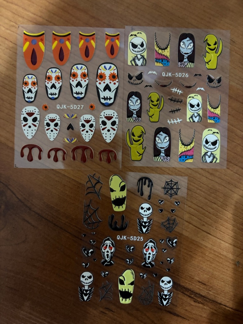 Spooky Nail Stickers! Blood, Day of the Dead, Nightmare Before Christmas & More